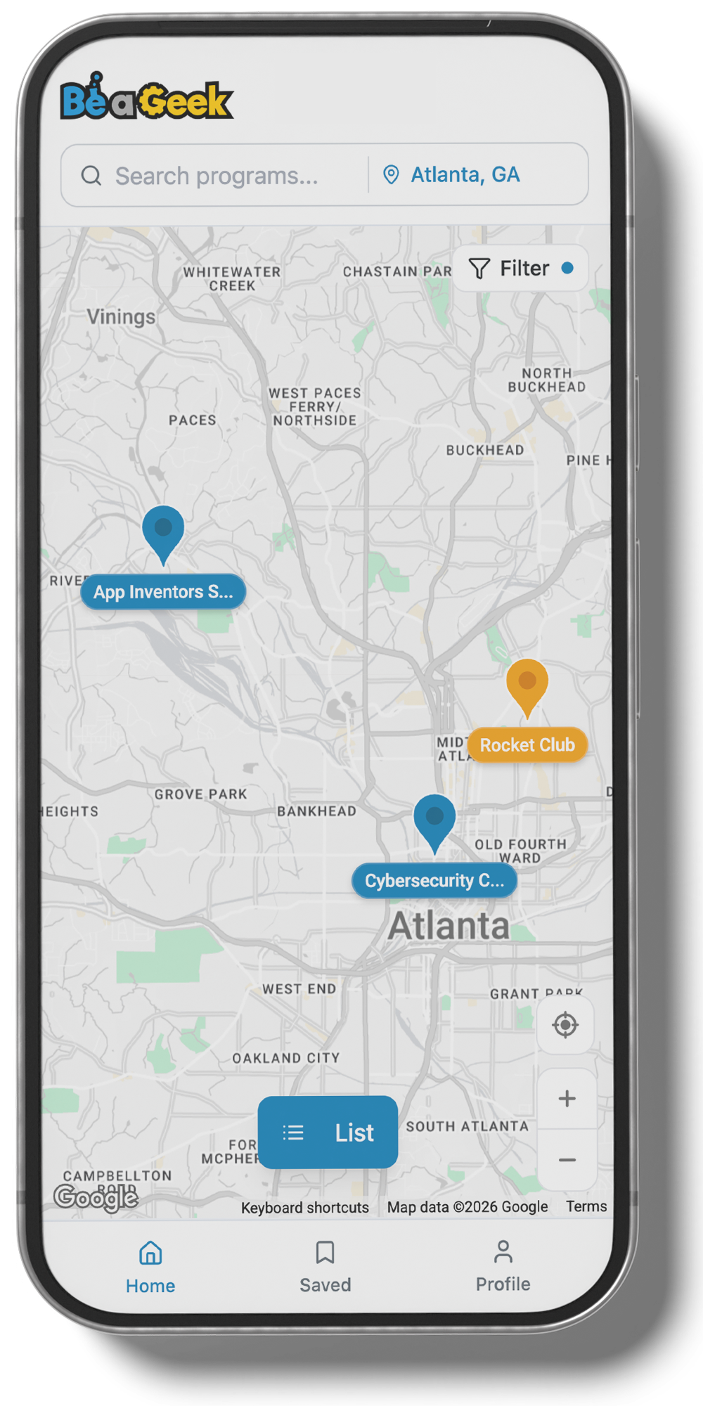 Be a Geek Discover app